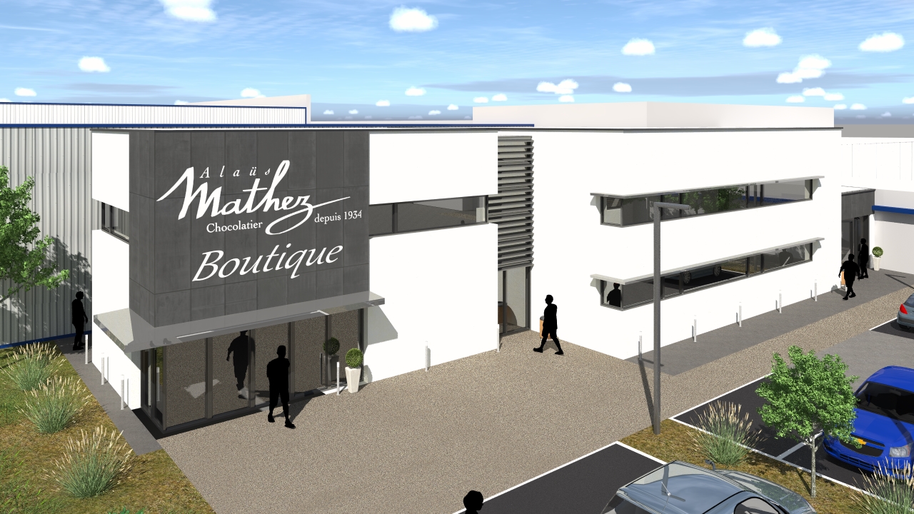 I-2018-11 MATHEZ - Extension entrepôts + bureaux - Châteauneuf sur Sarthe (49) - MATHEZ_01