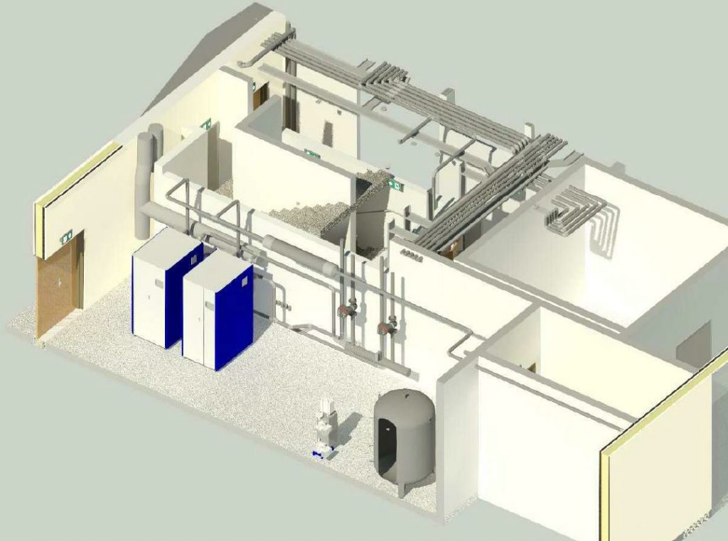 Bureau etude AB Ingenierie-BIM - Chaufferie ilot S3 - logements etudiants - Bouygues Immobiliers - Johanne San